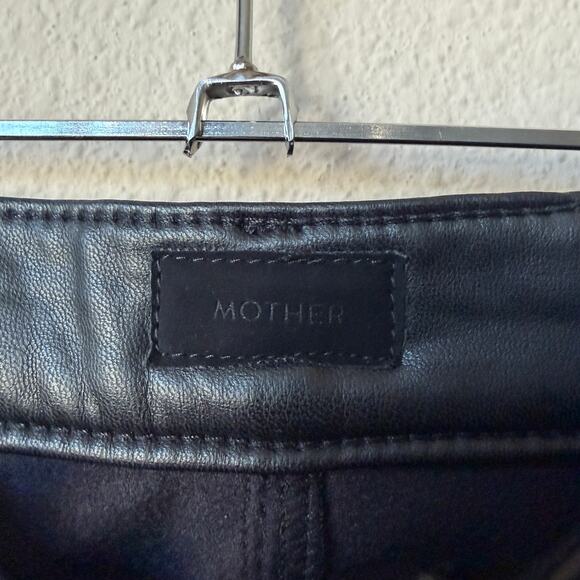 Mother The Insider Ankle in Faux Show Black Size 29 - Picture 4 of 8